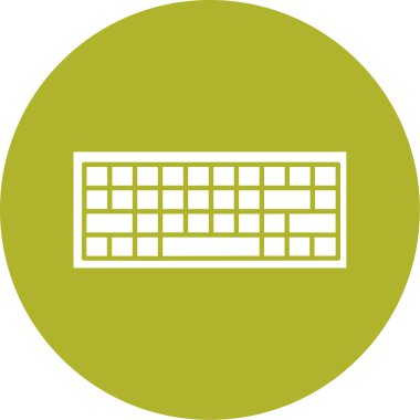 Klavye vektör simgesi işareti