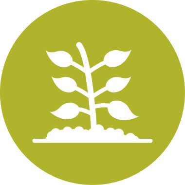 Ağaç simgesinin vektör illüstrasyonu