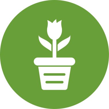 çiçek simgesi vektör illüstrasyonu