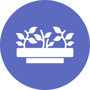 Web ve mobil için bitki vektör simgesi