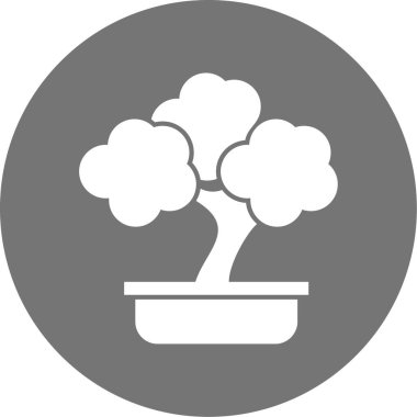 Bitki. Web simgesi basit illüstrasyon