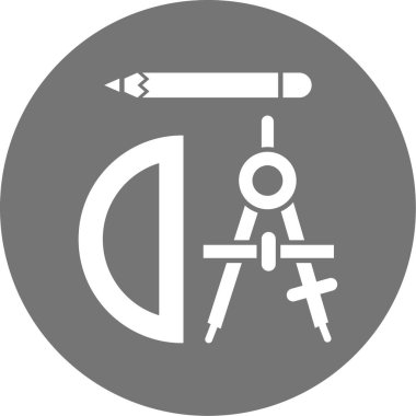 Pusula. Web simgesi basit illüstrasyon