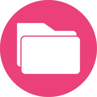 Dosya. Web simgesi basit illüstrasyon