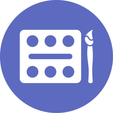 boya vektör simgesi modern basit illüstrasyon