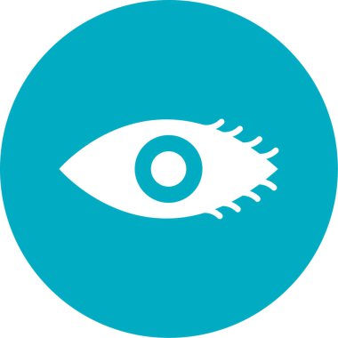 Göz simgesi vektör illüstrasyonu