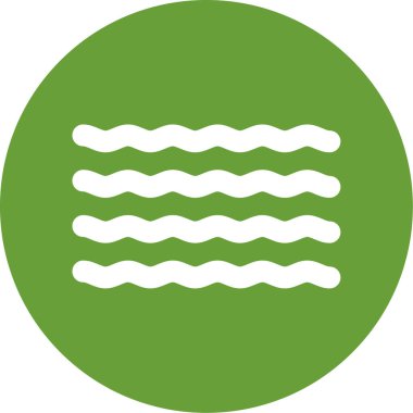 Su simgesinin vektör illüstrasyonu