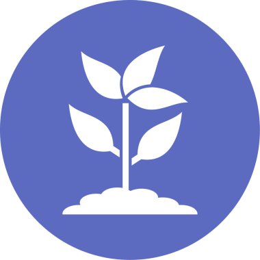 Arkaplanda izole edilmiş bir eko simge çizimi