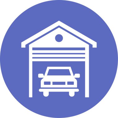 Araba simgesinin vektör illüstrasyonu