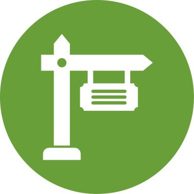 Anıt simgesinin vektör illüstrasyonu