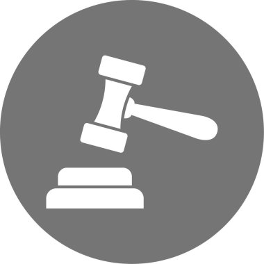 Açık Artırma Simgesi Moda Biçiminde İzole Arkaplan