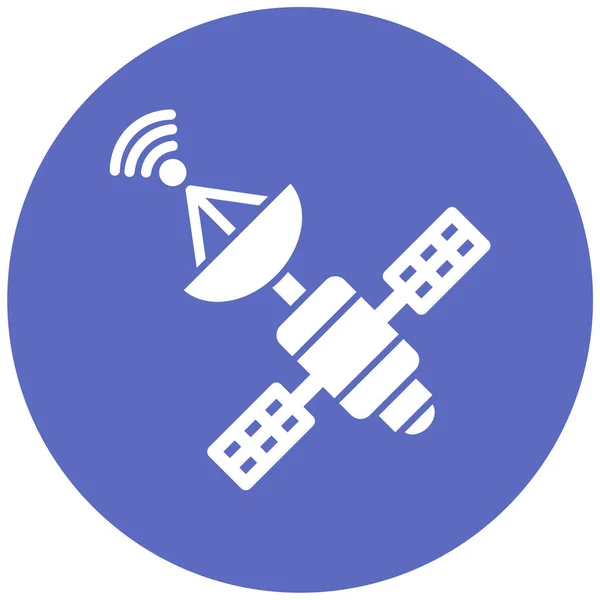 Satellit Web Symbol Einfache Illustration — Stockvektor