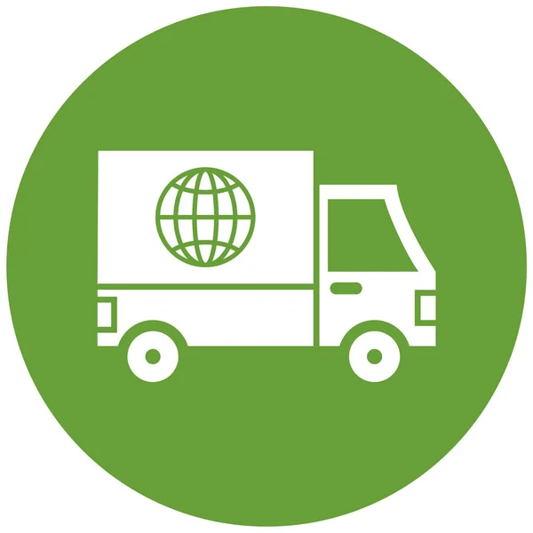Delivery Truck Simple Illustration — Stock Vector