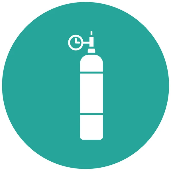 Векторная Иллюстрация Значка Газовой Бутылки — стоковый вектор