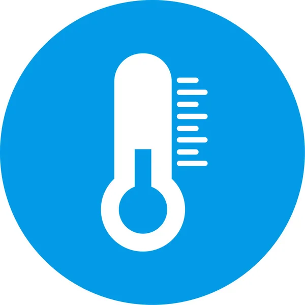 Vektor Illustration Des Thermometer Symbols — Stockvektor