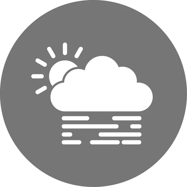 Weather Web Icon Simple Design — Stock Vector
