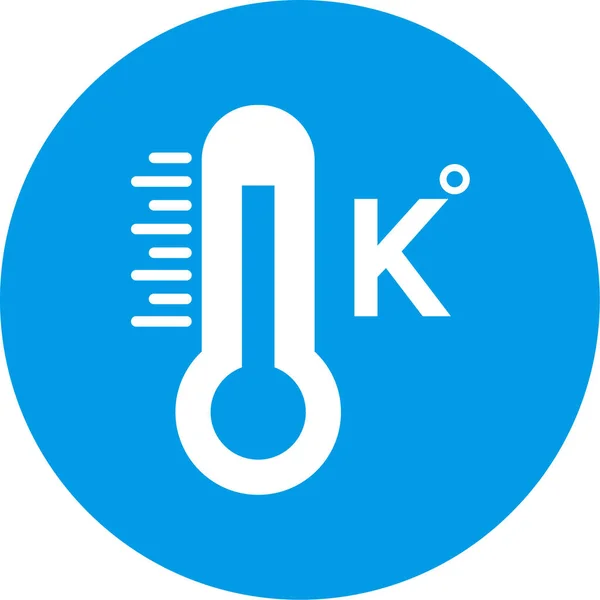 Vector Icon Thermometer Simple Health Symbol — Stockový vektor