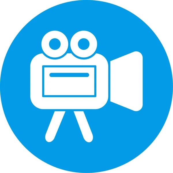 Video Kamera Symbol Vektor Illustration — Stockvektor
