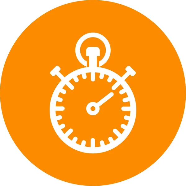 Vectorstopwatch Pictogram Illustratie — Stockvector