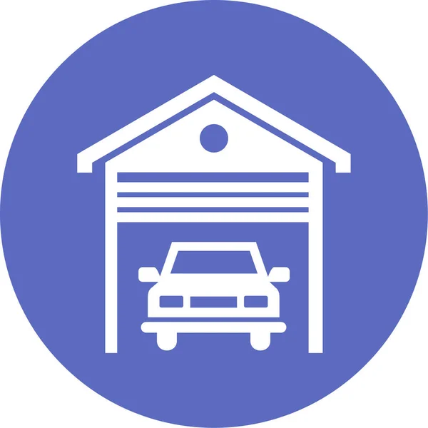 Vector Illustratie Van Auto Pictogram — Stockvector