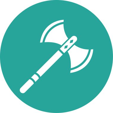 Bir ortaçağ kılıç simgesinin vektör çizimi