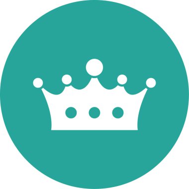 taç simgesi vektör illüstrasyonu