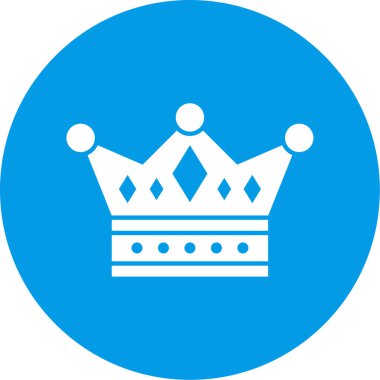 taç simgesi vektör illüstrasyonu