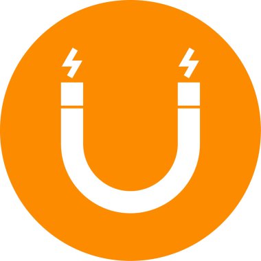 Mıknatıs Web simgesi basit tasarım