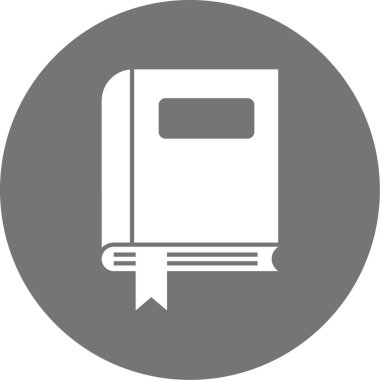 Kitap. Web simgesi basit illüstrasyon