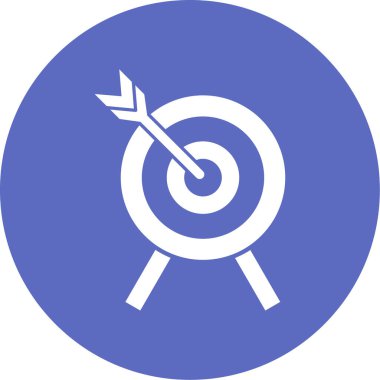 hedef simge vektör illüstrasyonu