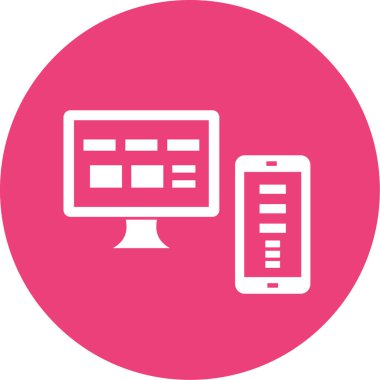 seo modern simgesinin vektör illüstrasyonu