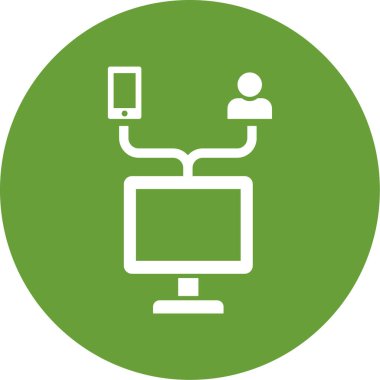 seo modern simgesinin vektör illüstrasyonu