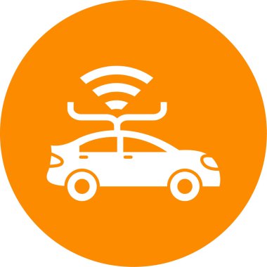 araba simgesi vektör illüstrasyonu