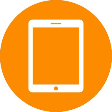 Cep telefonu. Web simgesi basit illüstrasyon