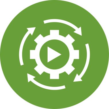 Seo simgesinin vektör illüstrasyonu