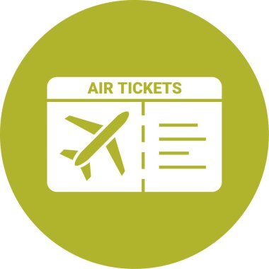 Havaalanı simgesinin vektör illüstrasyonu