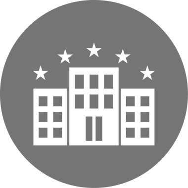 Modern yapı simgesinin vektör illüstrasyonu