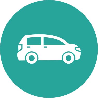 araba simgesi vektör illüstrasyonu