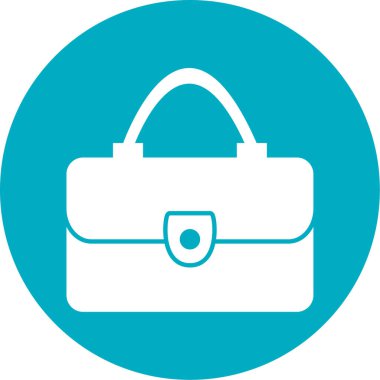 çanta simgesi vektör illüstrasyonu