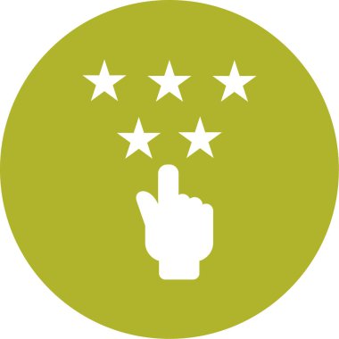 yıldız simgesi, vektör çizimi