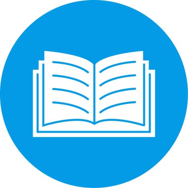 kitap simgesi vektör illüstrasyonu