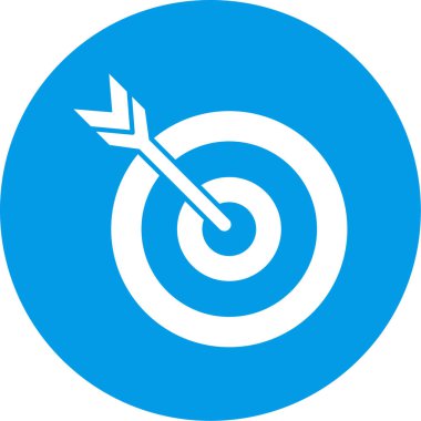 hedef simge vektör illüstrasyonu