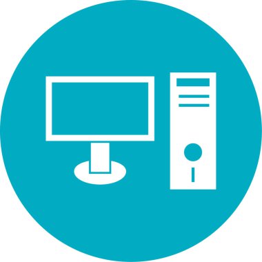 bilgisayar simgesi vektör illüstrasyonu