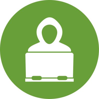 Çantalı bir kadının vektör çizimi