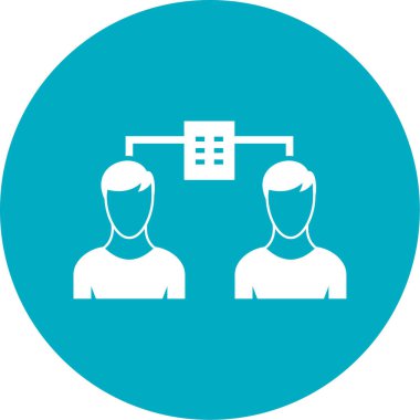 İnsan simgesinin vektör illüstrasyonu