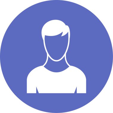 avatar simgesi vektör illüstrasyonu