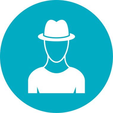 man simgesi vektör illüstrasyonu