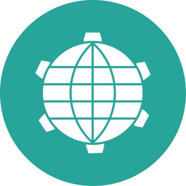 Modern simgenin vektör illüstrasyonu