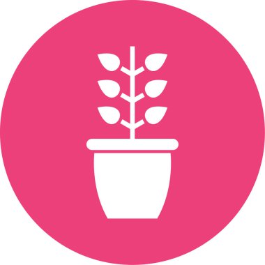 bitki simgesi vektör illüstrasyonu