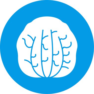 Tek bir simgenin vektör illüstrasyonu