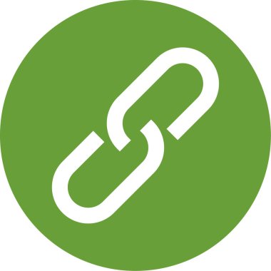 Bağlantı. Web simgesi basit illüstrasyon